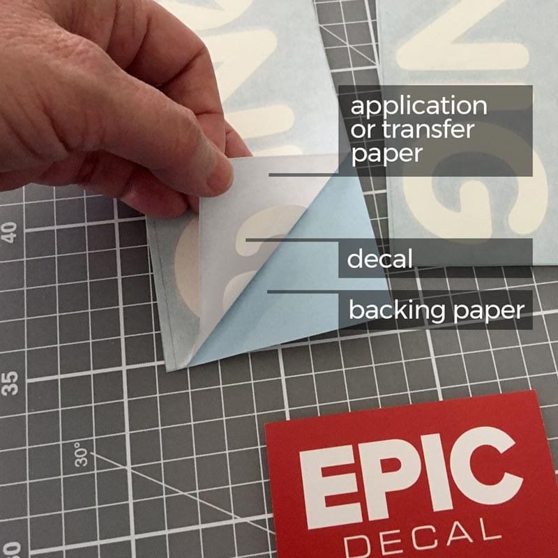 How to Apply Adhesive Vinyl Decals - 40 VISUALS